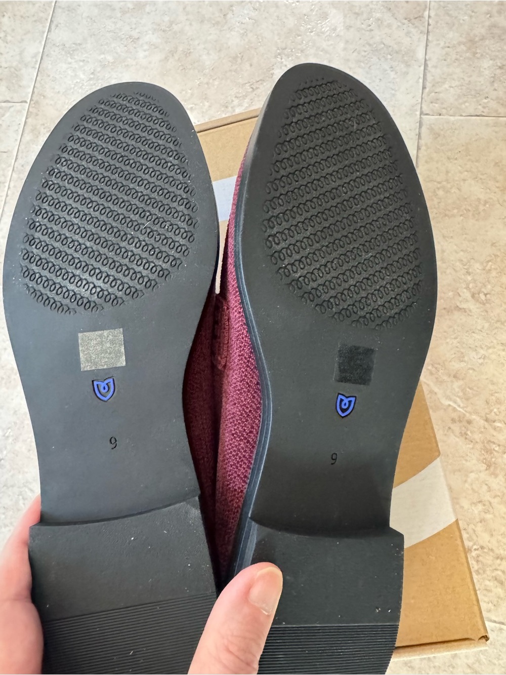 NIB Rothy's Penny Loafer in ReVelvet Syrah 🍂Burgundy Suede-like, gorgeous color! - Picture 8 of 10